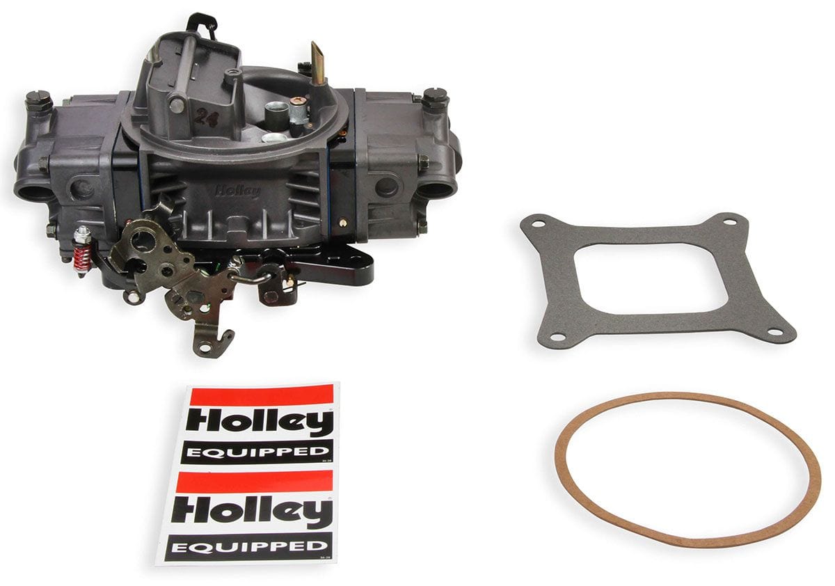 Holley With Manual Choke Holley 750 CFM Ultra Double Pumper 4-Barrel Carburettor - Hard Core Grey HO0-76751HB SR