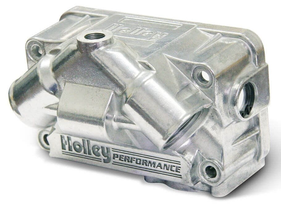 HOLLEY With Pump Provisions, Polished, Suit 4150, 4160 models, Gaskets Inclu Holley Holley Aluminium Center Hung Fuel Bowl Kit - Secondary HO134-73S SR