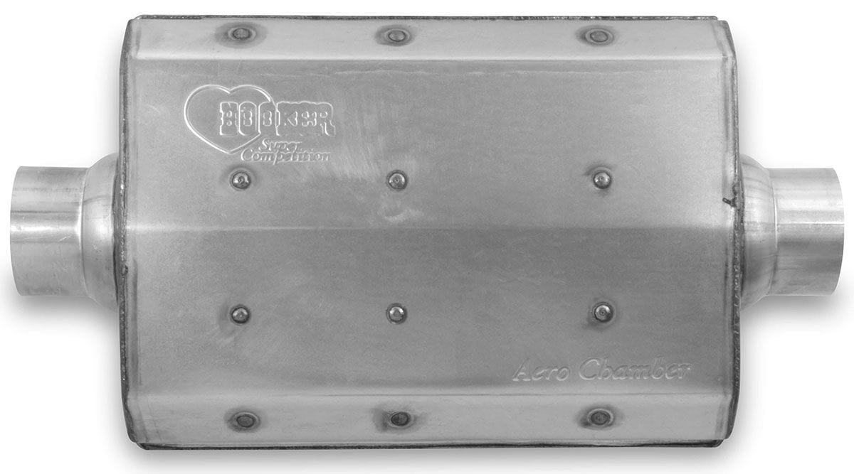 HOOKER 3" with Centre Inlet and Centre Outlet Hooker Aero Chamber Muffler HK21506 SR