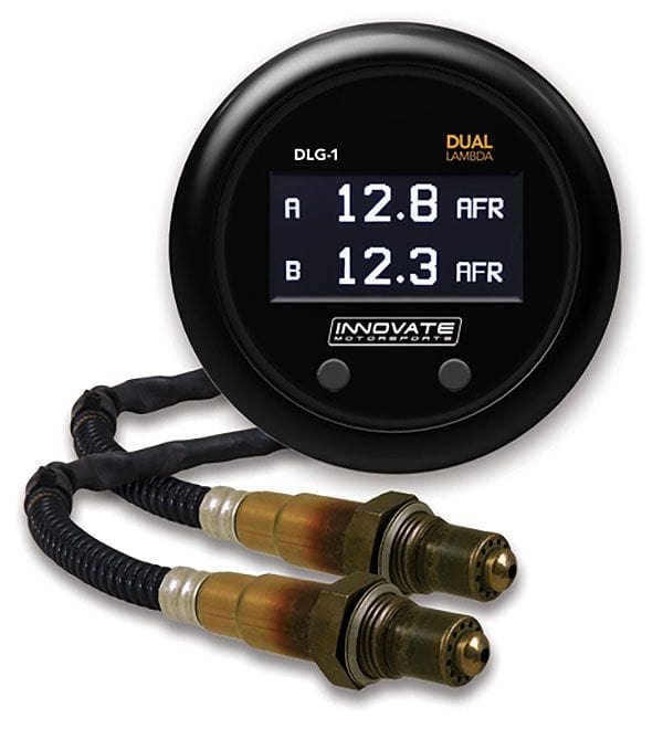 INNOVATE 2-1/16" Dual Lambda Air/Fuel Ratio Gauge Innovate Motorsports DLG-1 Digital Gauge IM3891 SR