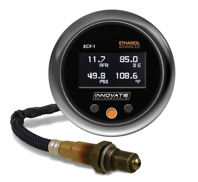 INNOVATE 2-1/16" Ethanol Content & Air/Fuel Ratio Innovate Motorsports ECF-1 Digital Gauge IM3903 SR