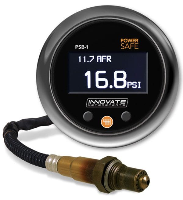 INNOVATE 2-1/16" Powersafe Boost Air/Fuel Ratio Gauge Innovate Motorsports PSB-1 Digital Gauge IM3892 SR