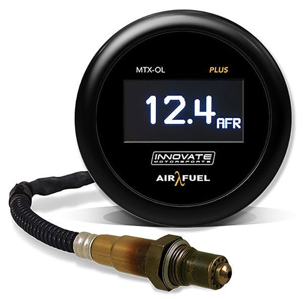 INNOVATE Wideband Air/Fuel OLED Gauge Kit With 3FT Cable Innovate Motorsports MTX-OL Plus Digital Gauge IM3936 SR