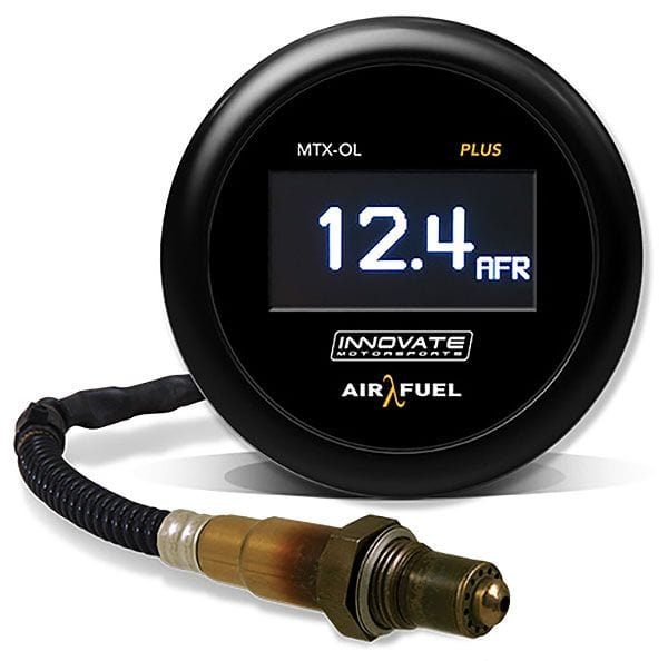 INNOVATE Wideband Air/Fuel OLED Gauge Kit With 8FT Cable Innovate Motorsports MTX-OL Plus Digital Gauge IM3935 SR