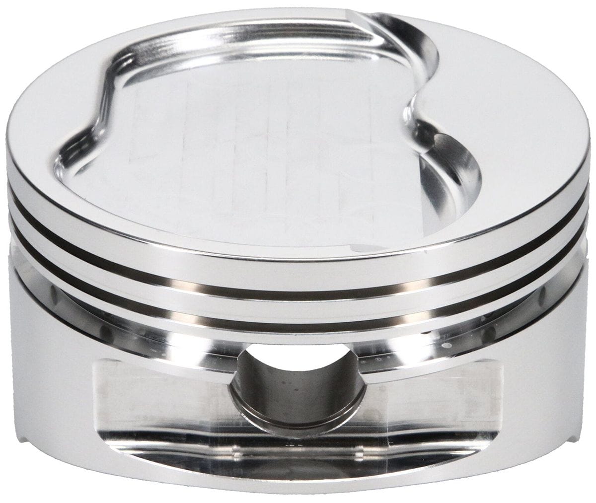 JE 348 c.i., 4.040" bore, 3.400" stroke, 5.400" rod length, -22.0cc dome JE Pistons Ford 302W Stroker - Heavy Duty Inverted Dome Forged Piston J232462 SR