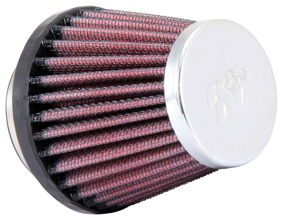 K&N 2.75 in (70 mm) H x 3 in (76 mm) Base OD x 2 in (51 mm) Top OD - KNRC-2340 K&N K&N Universal Clamp On Filter Fits 2.125 in (54 mm) KNRC-2340 SR