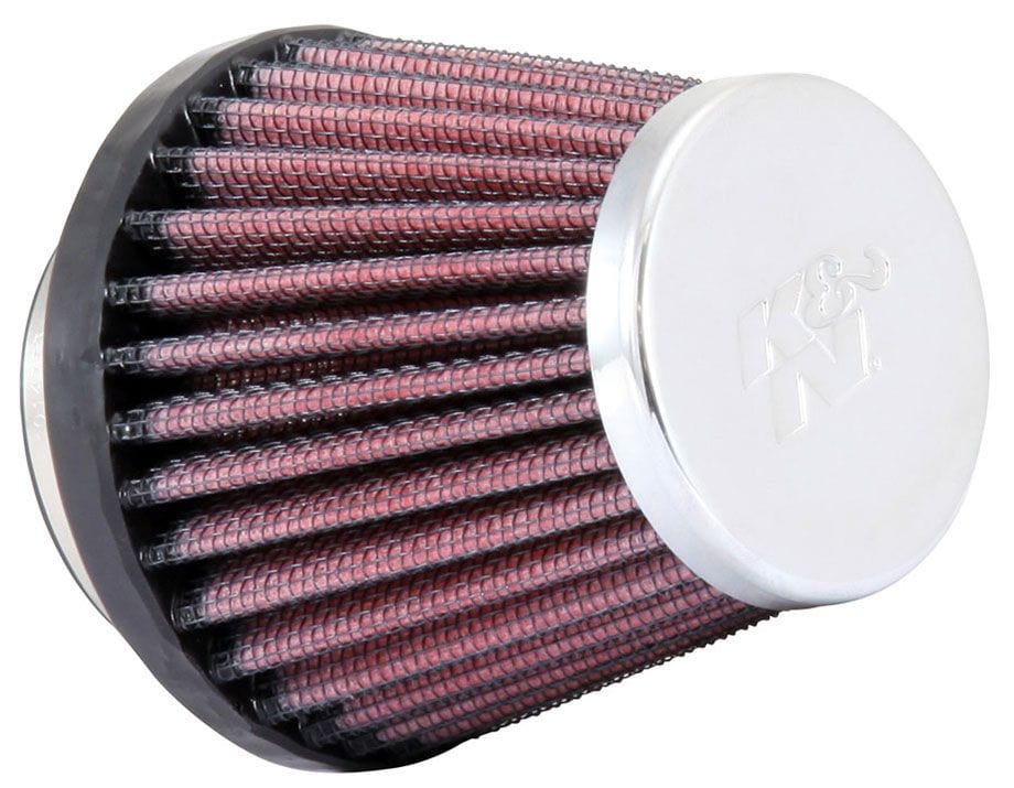 K&N 3 in (76 mm) H x 3.5 in (89 mm) Base OD x 2 in (51 mm) Top OD - KNRC-2310 K&N K&N Universal Clamp On Filter Fits 1.563 in (40 mm) KNRC-2310 SR