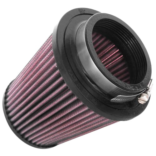 K&N 4.875 in (124 mm) H x 4.688 in (119 mm) Base OD x 3.5 in (89 mm) Top OD K&N K&N Universal Clamp On Filter Fits 2.75 in (70 mm) KNRU-9350 SR
