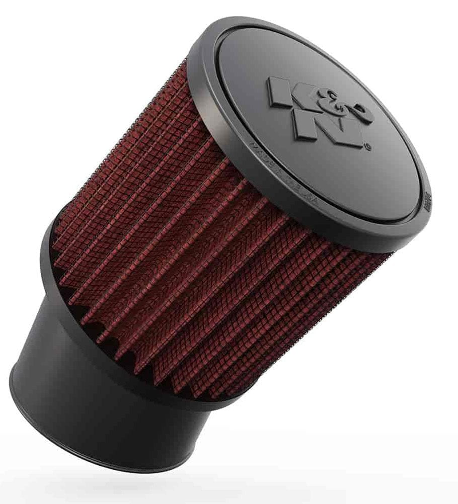 K&N 4 in (102 mm) H x 3.75 in (95 mm) OD - KNRU-1750 K&N K&N Universal Clamp On Filter Fits 2.438 in (62 mm) KNRU-1750 SR