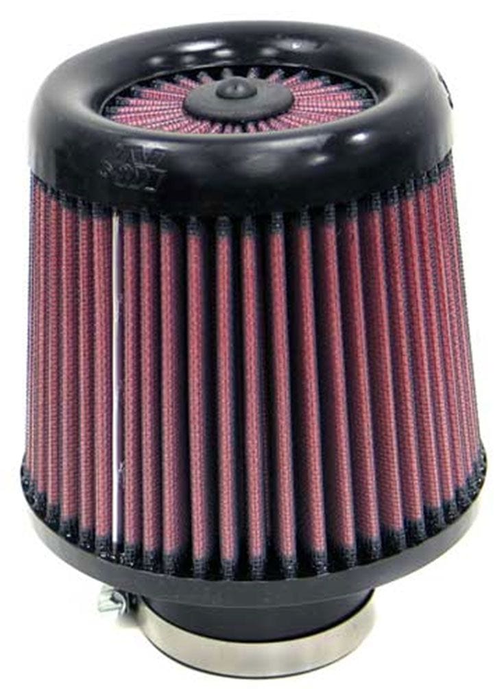 K&N 5.5 in (140 mm) H x 5 in (127 mm) Top OD 6 in (152 mm) Base OD - KNRX-4960 K&N K&N X-Stream Universal Clamp On Filter Fits2.75 in (70 mm) KNRX-4960 SR