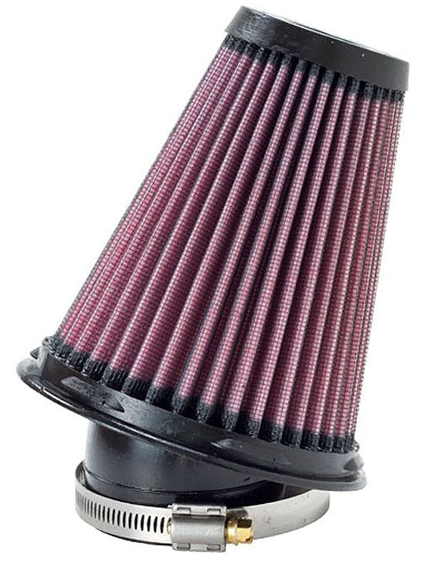 K&N 5.75 in (146 mm) H x 5.25 in (133 mm) Base OD x 2.5 in (64 mm) Top OD - KNRU-5006 K&N K&N Universal Clamp On Filter Fits 2.5 in (64 mm) KNRU-5006 SR