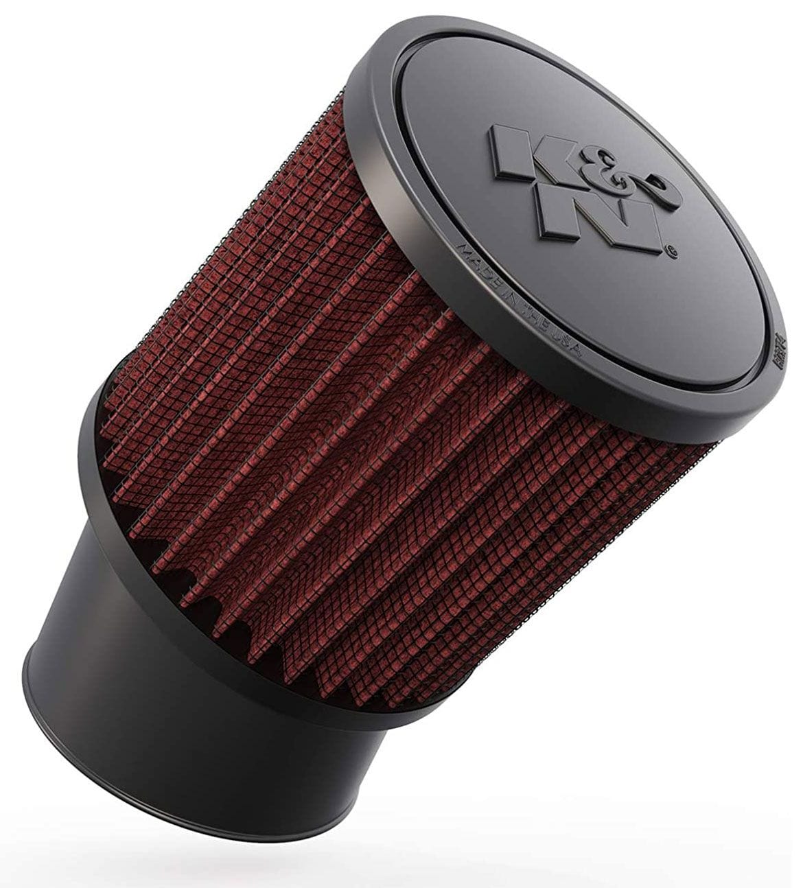 K&N 5 in (127 mm) H x 3.75 in (95 mm) OD - KNRU-1760 K&N K&N Universal Clamp On Filter Fits 2.438 in (62 mm) KNRU-1760 SR