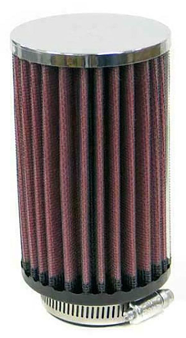 K&N 5 in (127 mm) H x 3 in (76 mm) OD - KNRC-0410 K&N K&N Universal Clamp On Filter Fits 1.875 in (48 mm) KNRC-0410 SR