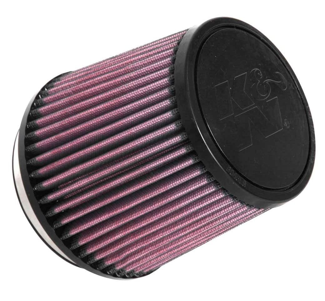 K&N 5 in (127 mm) H x 5.375 in (137 mm) Base OD x 4.5 in (114 mm) Top OD - KNRU-3600 K&N K&N Universal Clamp On Filter Fits 4 in (102 mm) KNRU-3600 SR
