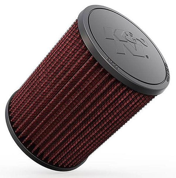 K&N 6.5 in (165 mm) H x 5 in (127 mm) OD - KNRU-2820 K&N K&N Universal Clamp On Filter Fits 3 in (76 mm) KNRU-2820 SR