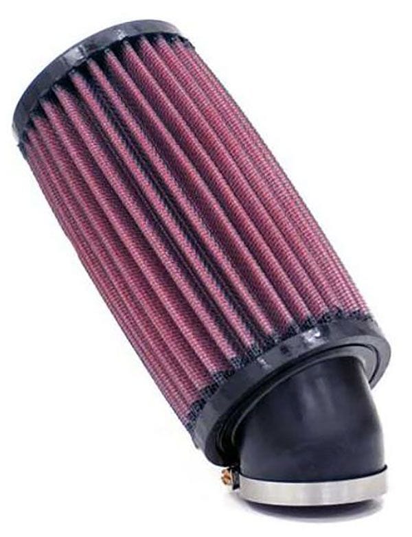K&N 6 in (152 mm) H x 3 in (76 mm) OD - KNR-1030 K&N K&N Universal Clamp On Filter Fits 1.688 in (43 mm) KNR-1030 SR