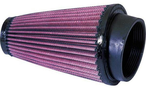 K&N 6 in (152 mm) H x 4 in (102 mm) Base OD x 2 in (51 mm) Top OD - KNRU-3120 K&N K&N Universal Clamp On Filter Fits 2.75 in (70 mm) KNRU-3120 SR