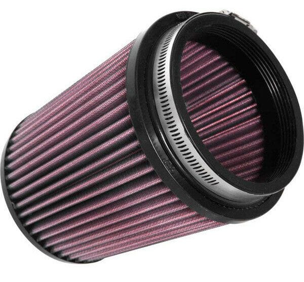 K&N 6 in (152 mm) H x 5.375 in (137 mm) Base OD x 4.5 in (114 mm) Top OD K&N K&N Universal Clamp On Filter Fits 4 in (102 mm) KNRU-4550 SR