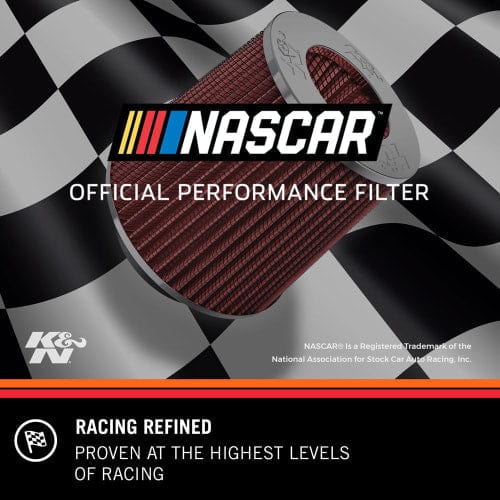 K&N 7 in (178 mm) H x 6.5 in (165 mm) Base OD x 4.5 in (114 mm) Top OD K&N K&N Universal Clamp On Filter Fits 4 in (102 mm) KNRU-1032 SR