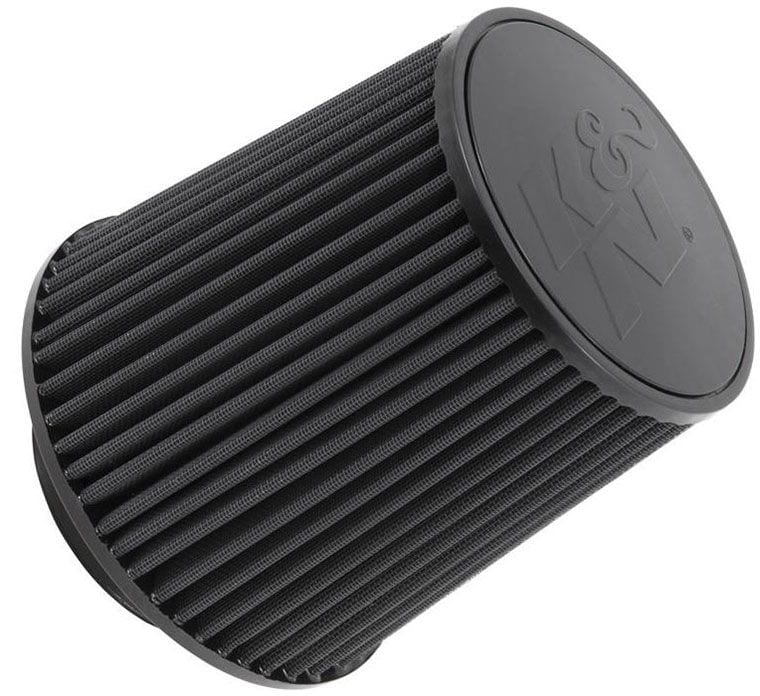K&N 8"(203 mm) H x 8" (203 mm) Base OD x 6.625" (168 mm) Top OD - KNRU-5171HBK K&N K&N Black Universal Round Tapered Clamp On Filter Fits 4" (102mm) KNRU-5171HBK SR