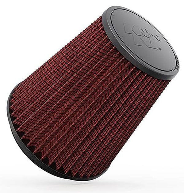 K&N 8 in (203 mm) H x 7.5 in (191 mm) Base OD x 5 in (127 mm) Top OD - KNRF-1044 K&N K&N Universal Clamp On Filter Fits 6 in (152 mm) KNRF-1044 SR