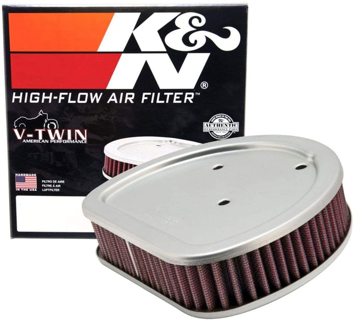 K&N Fits 1995-1999 Harley Davidson FX, FL Softail & Dyna - KNHD-1396 K&N K&N Replacement Motorcycle Air Filter KNHD-1396 SR
