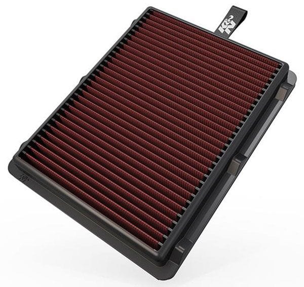 K&N Fits 2015-2018 Hyundai Sonata & Kia Optima 1.6L & 2.0L L4 F/I - KN33-5057 K&N K&N Replacement Panel Filter KN33-5057 SR
