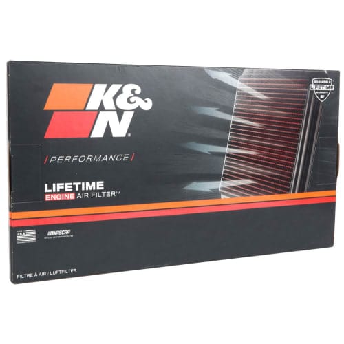 K&N Fits 2018 Jeep Wrangler JL 2.0L L4 & 3.0L V6 F/I - KN33-5076 K&N K&N Replacement Panel Filter KN33-5076 SR