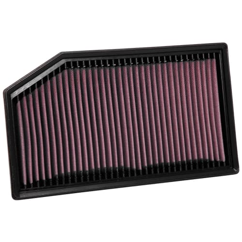 K&N Fits 2018 Jeep Wrangler JL 2.0L L4 & 3.0L V6 F/I - KN33-5076 K&N K&N Replacement Panel Filter KN33-5076 SR