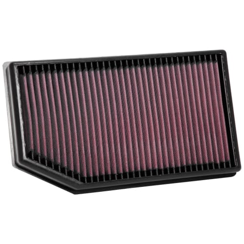 K&N Fits 2018 Jeep Wrangler JL 2.0L L4 & 3.0L V6 F/I - KN33-5076 K&N K&N Replacement Panel Filter KN33-5076 SR