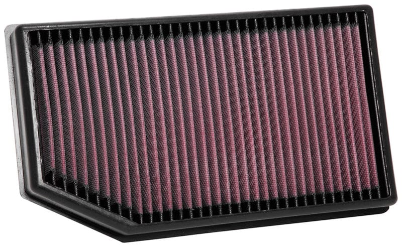 K&N Fits 2018 Jeep Wrangler JL 2.0L L4 & 3.0L V6 F/I - KN33-5076 K&N K&N Replacement Panel Filter KN33-5076 SR