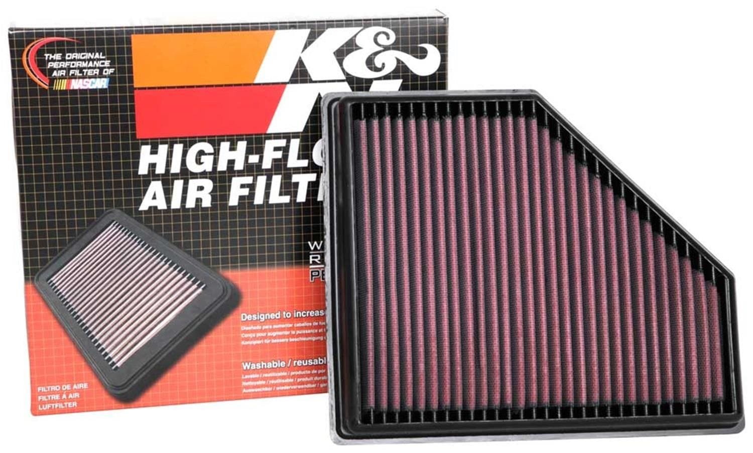 K&N Fits 2019-2020 BMW Z4, 330, 340 2.0L L4 & 3.0L L6 - KN33-3136 K&N K&N Replacement Panel Filter KN33-3136 SR