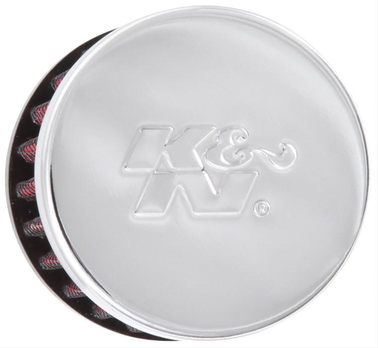 K&N With 3/8" (10mm) Hole - KN62-1320 K&N K&N Clamp-On Vent Filter 2 OD x 1-1/2 H KN62-1320 SR