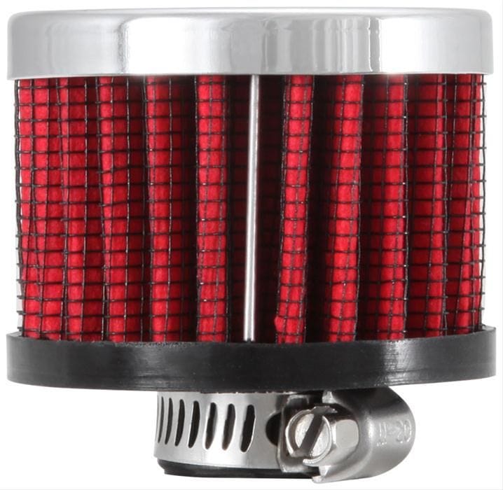K&N With 3/8" (10mm) Hole - KN62-1320 K&N K&N Clamp-On Vent Filter 2 OD x 1-1/2 H KN62-1320 SR