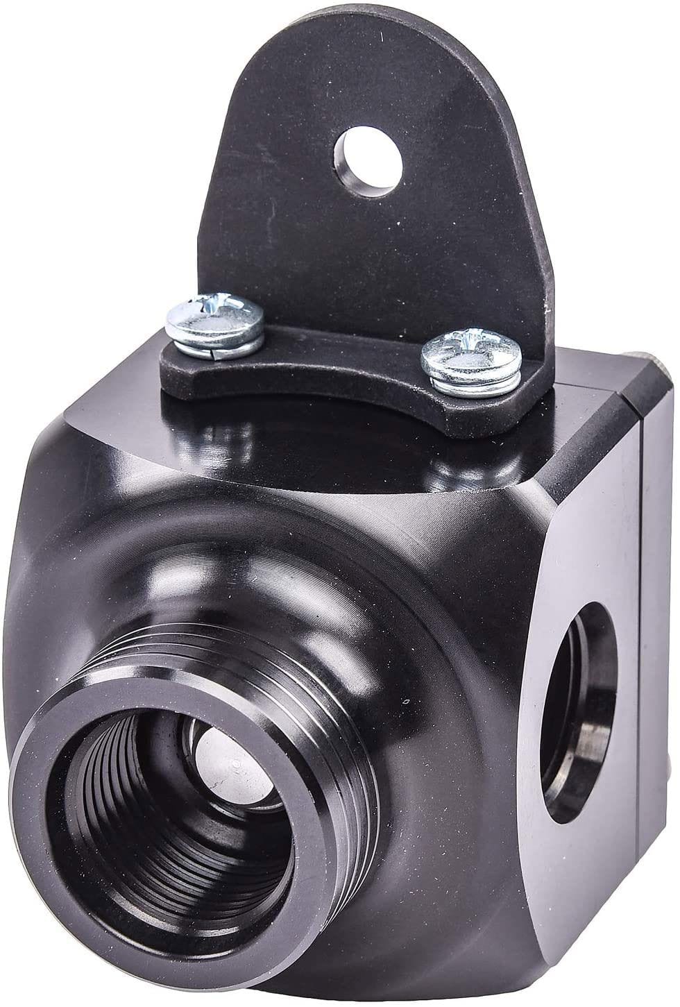 MAGNAFUEL x1 -10AN In, x2 -8AN Out, 1600+ HP, 4-12 Psi MagnaFuel 2 Port Fuel Regulator, Black WIMP9833-BLK SR