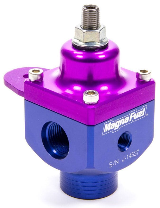 MAGNAFUEL x1 -10AN In, x2 -8AN Out, 1600+ HP, 4-12 Psi MagnaFuel 2 Port Fuel Regulator WIMP9833 SR