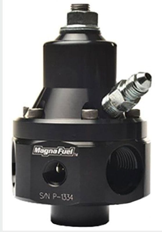 MAGNAFUEL x4 -8AN , x1 -10AN Return, 2000 HP, 3-12 Psi MagnaFuel Magnafuel 5-Port Carburettor Regulator With 1:1 Boost Reference WIMP9945-BLK SR