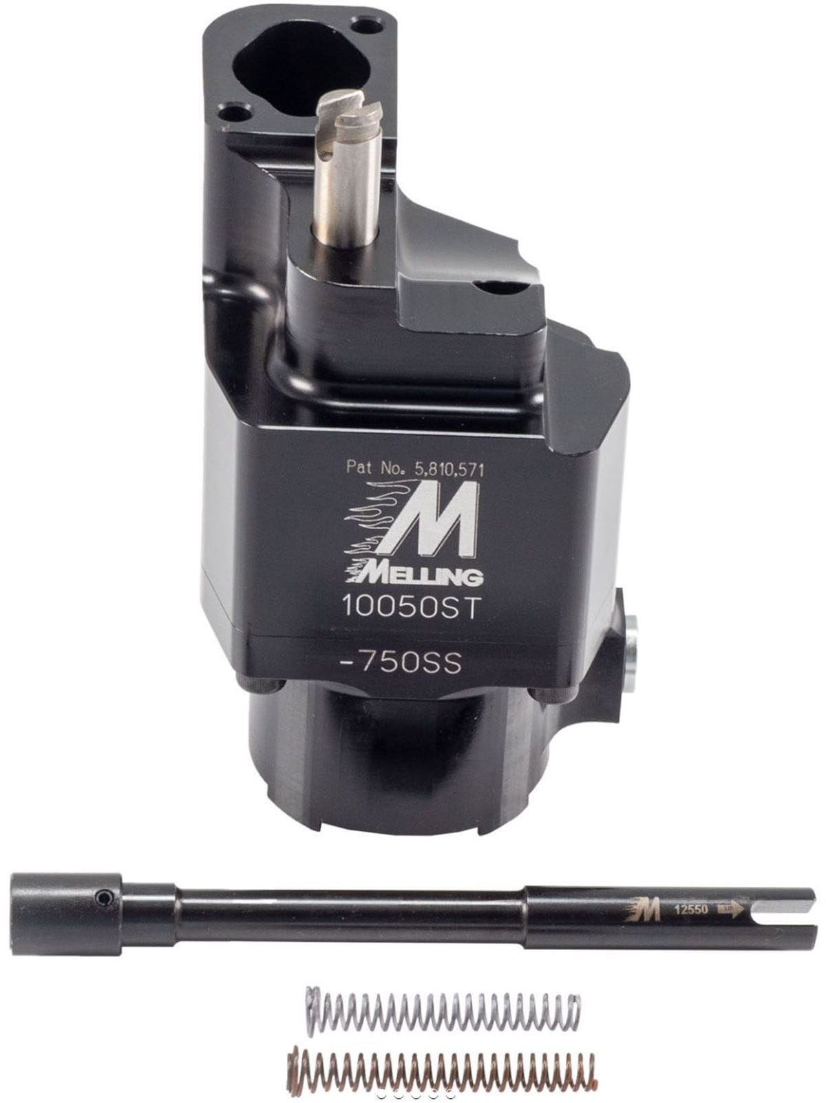 MELLING High Volume Suit SB Chev With 7-1/2" Deep Oil Pans Melling Billet Street/Strip Shark Tooth Oil Pump ME10050ST-750SS SR