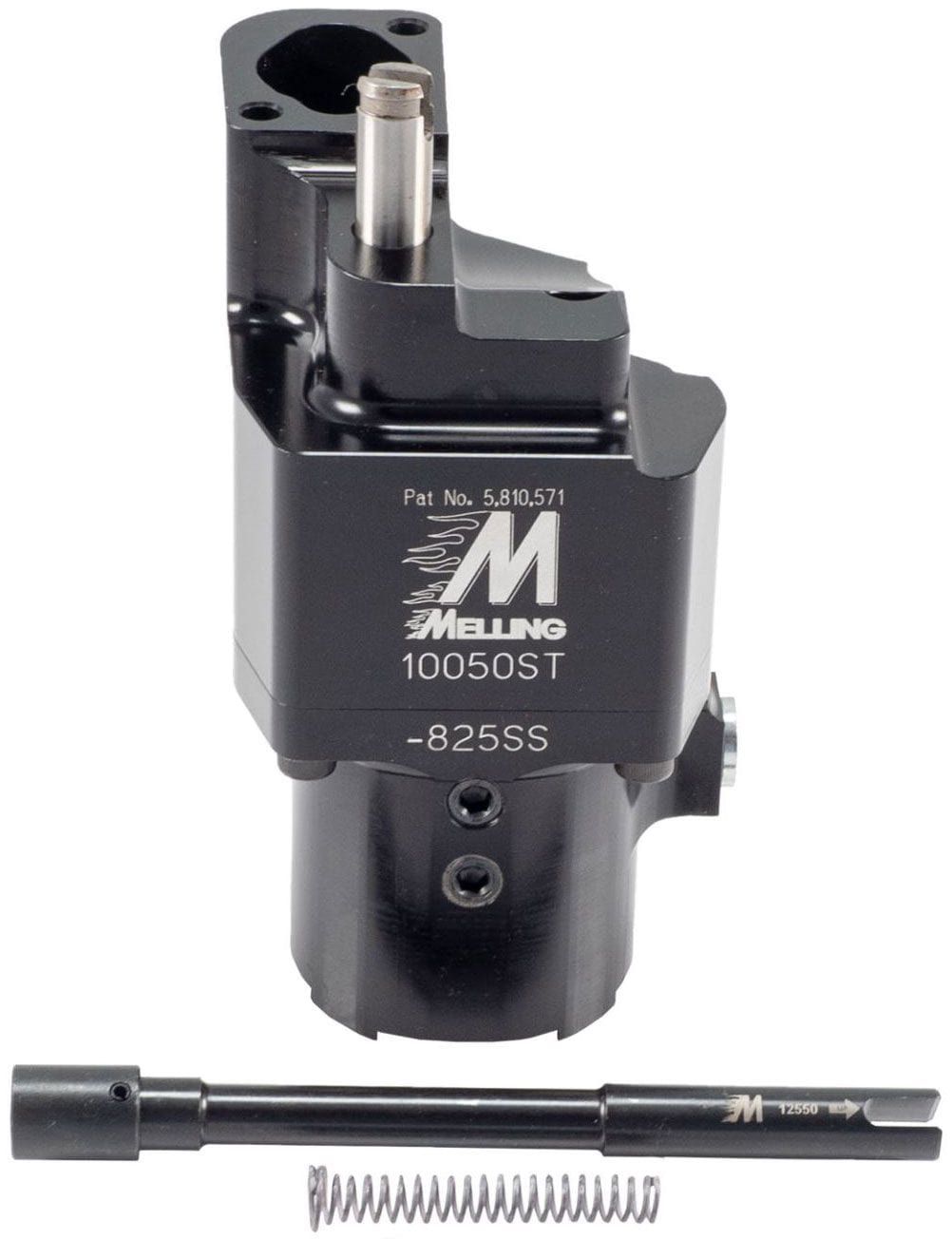 MELLING High Volume Suit SB Chev With 8-1/4" Deep Oil Pans Melling Billet Street/Strip Shark Tooth Oil Pump ME10050ST-825SS SR