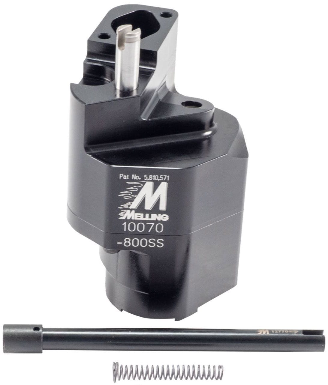 MELLING Suit B/B Chev 396-454 with 8" Deep Pan Melling High Volume Billet Street & Strip Oil Pump ME10070-800SS SR