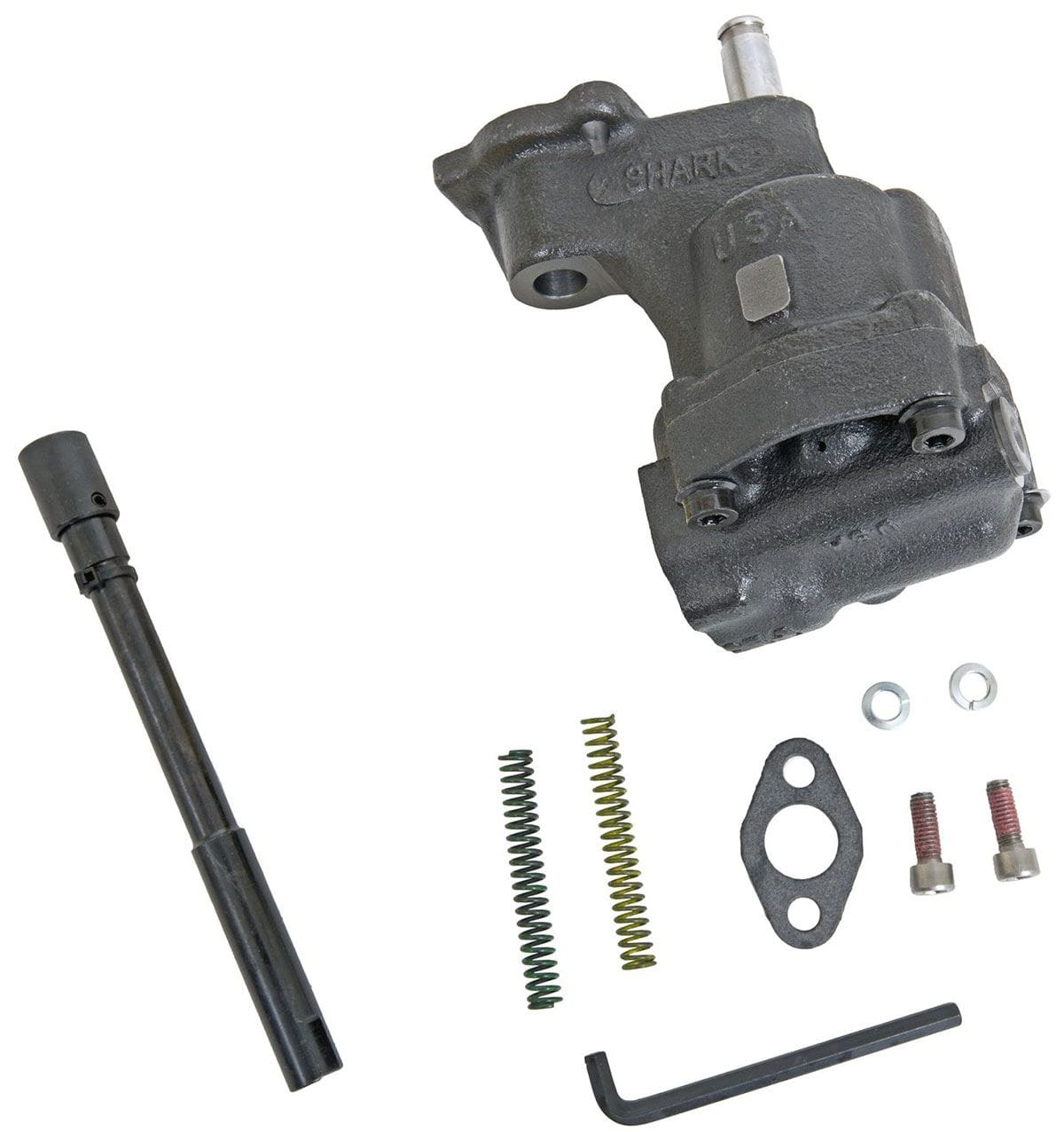 MELLING Suit SB Chev & Pontiac 305 82-87 Uses 3/4" Pick-Up, 10% More Volume Melling Performance Helical Asymmetrical Oil Pump "Shark Tooth Pump" ME10552ST SR