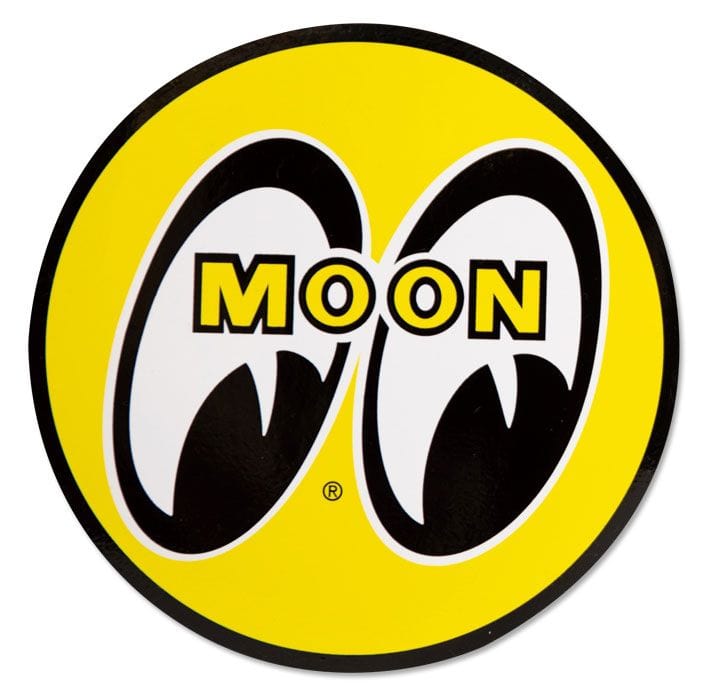 MOONEYES 3" O.D Mooneyes Yellow Eyeball Sticker MNDM010 SR