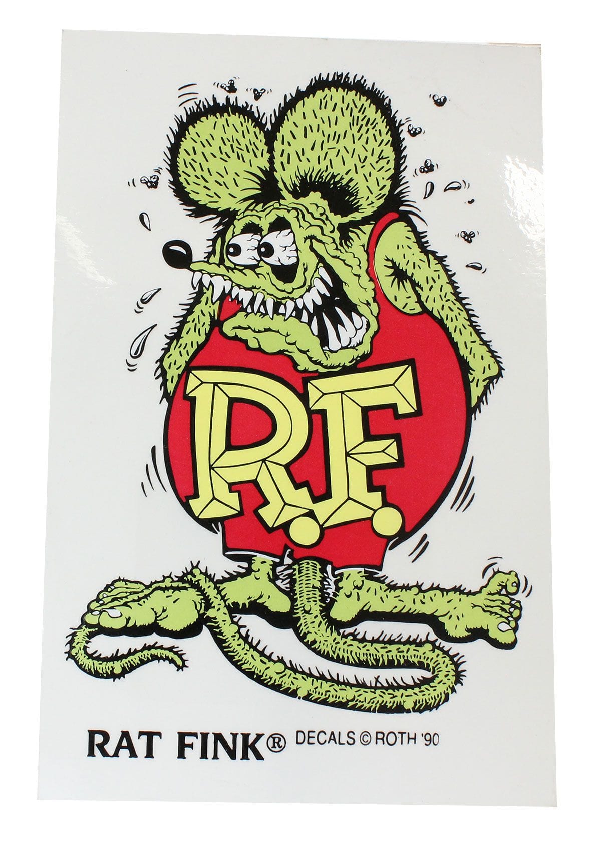 MOONEYES 6.5" X 4-3/4" Mooneyes Rat Fink Decal MNRD002 SR