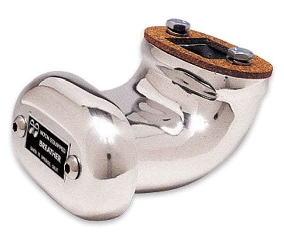 MOONEYES Aluminium Right Angle Mooneyes Bolt On Valve Cover Breather MNMP1800 SR