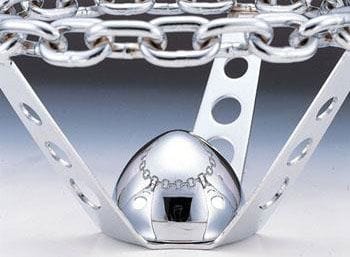 MOONEYES Bullet Style Mooneyes Chrome Horn Button MNGSHCBULL SR