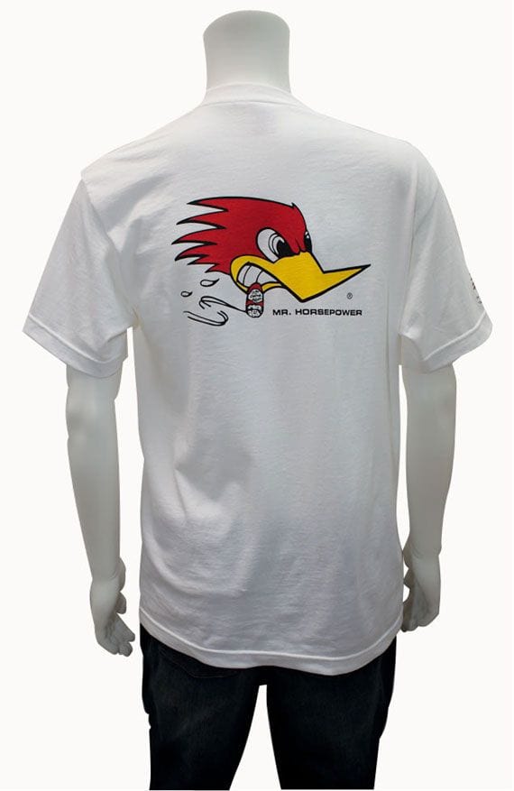 MOONEYES X-Large Mooneyes Mr Horsepower White T-Shirt MNCST06WHXL SR