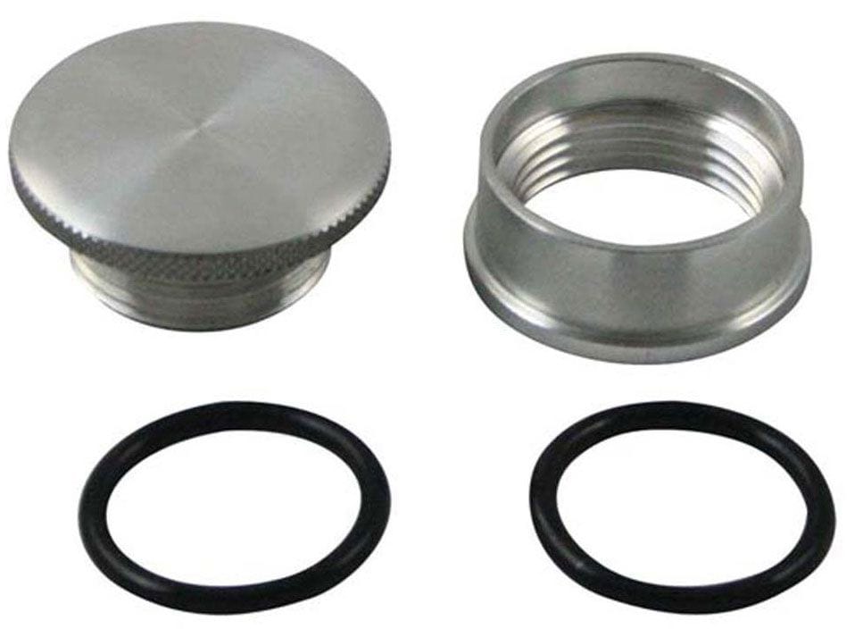 MOROSO 1-1/4" -12 UNF Threads, 1.5" OD Moroso Weld-On Filer Cap Kit Aluminium MO85282 SR