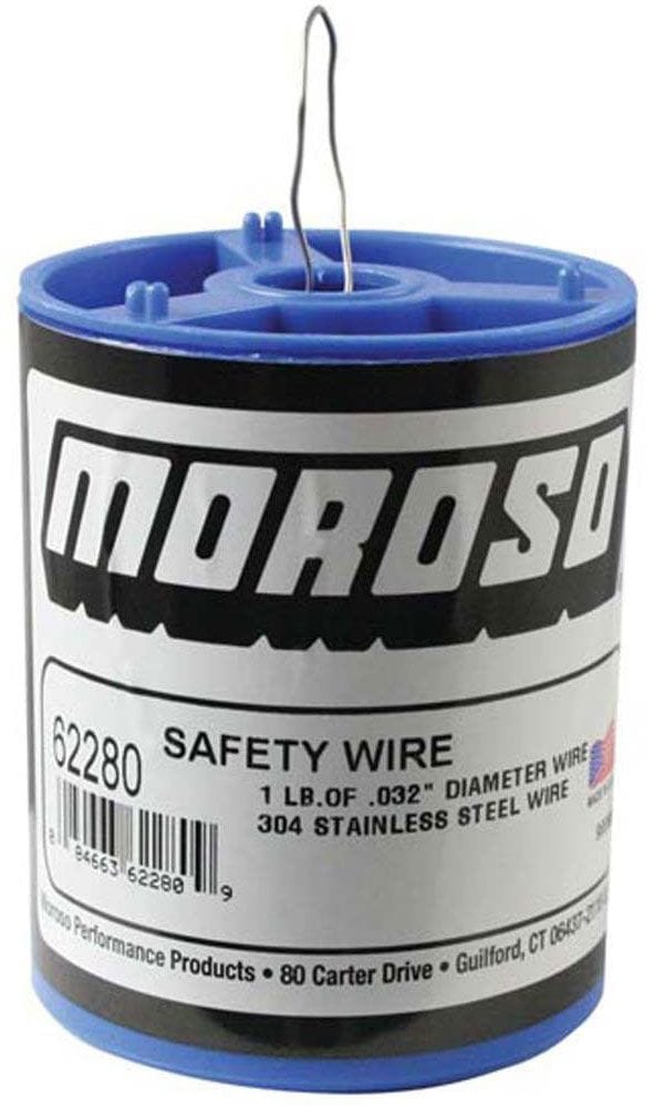 MOROSO 304 Stainless Steel, .032" Diameter Moroso Safety Wire MO62280 SR