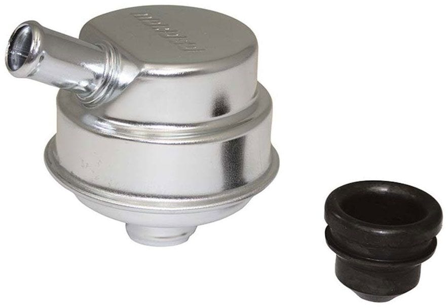 MOROSO Fits All Valve Covers With 1.22" Holes, Includes Rubber Grommet Moroso Replacement Oil Separator/Breather, Gold Iridite MO68780 SR