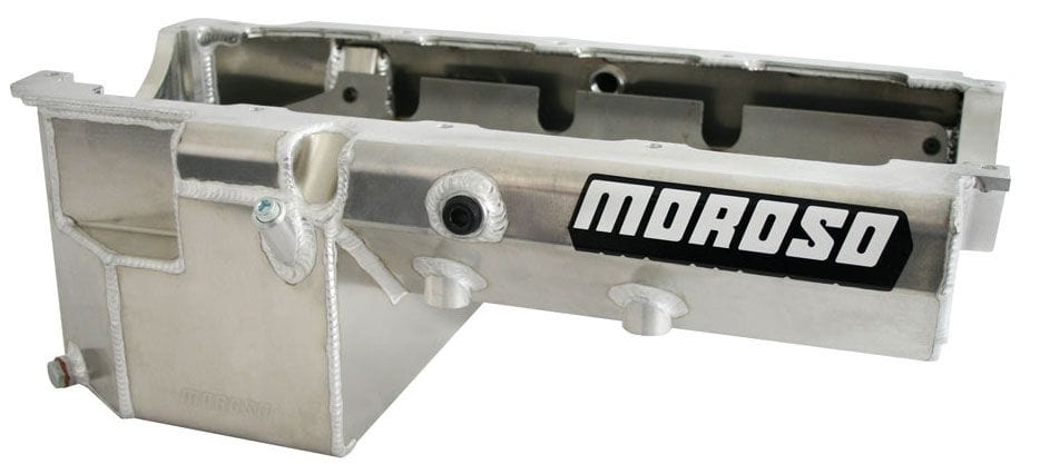 MOROSO Suit BB Chev, Mark 4 Style Moroso Oil Pan, Fabricated Aluminium, 8" Deep, 6.6L MO20385 SR